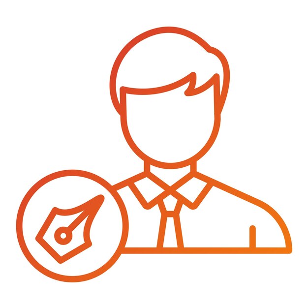 Vectorontwerp Grafische ontwerper Icon Style