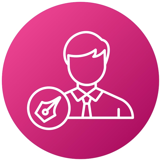 Vectorontwerp Grafische ontwerper Icon Style