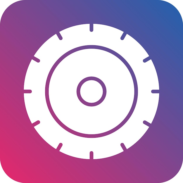 Vectorontwerp Granular Targeting Icon Style