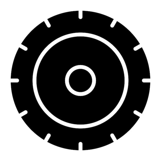 Vectorontwerp Granular Targeting Icon Style