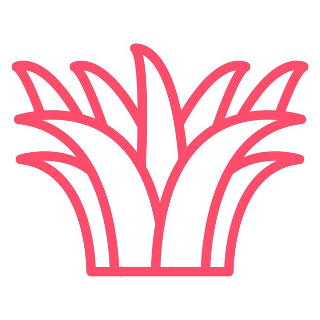 Vectorontwerp Grass Icon Style