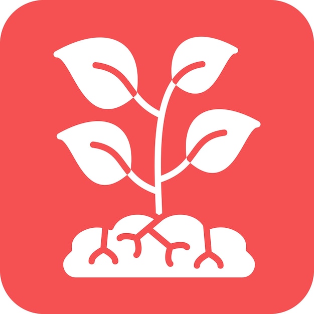 Vectorontwerp Grass Roots Icon Style