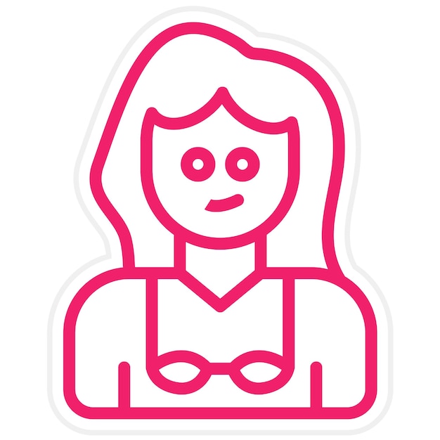 Vectorontwerp grootmoeder Icon Style