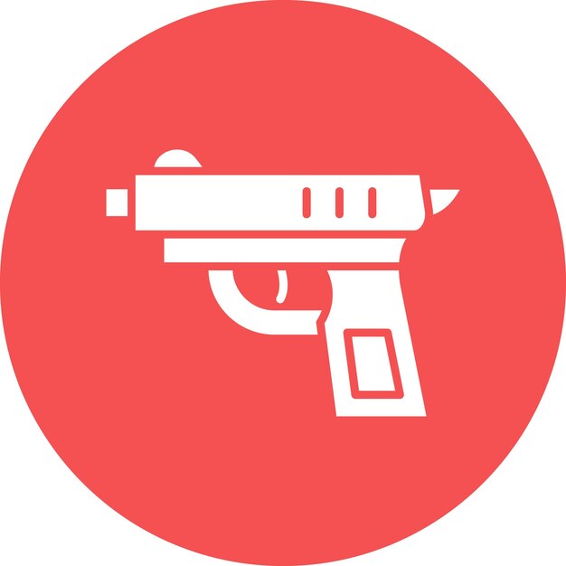 Vectorontwerp Gun Icon Style