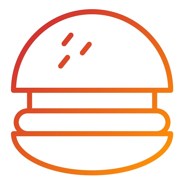 Vectorontwerp Hamburger Icon Style
