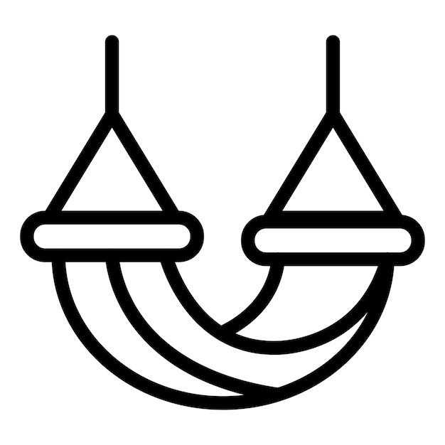 Vectorontwerp Hammock Icon Style