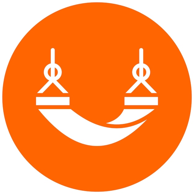 Vectorontwerp Hammock Icon Style