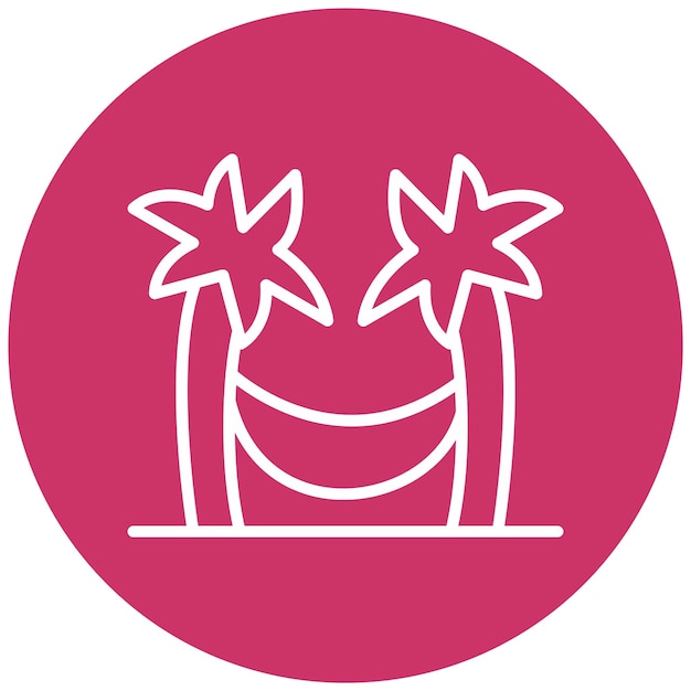 Vectorontwerp Hammock Icon Style