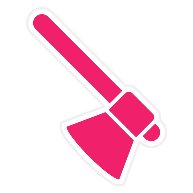 Vectorontwerp Hand Axe Icon Style