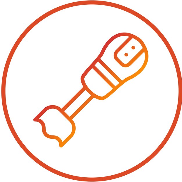 Vectorontwerp Handblender Icon Stijl