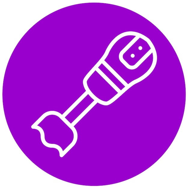 Vectorontwerp Handblender Icon Stijl