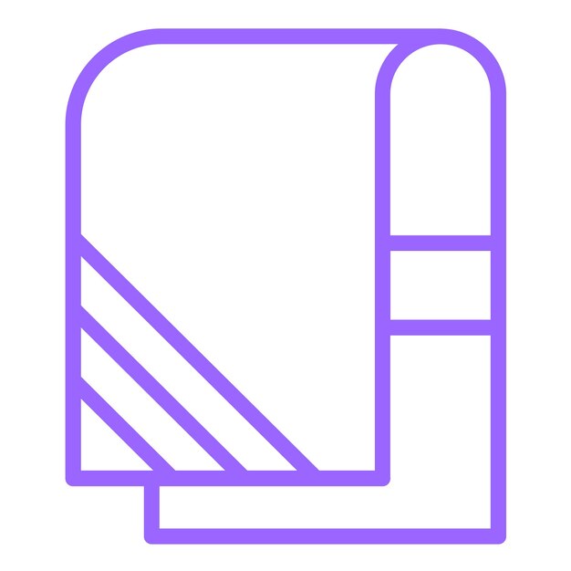 Vectorontwerp Handdoek Icon Stijl