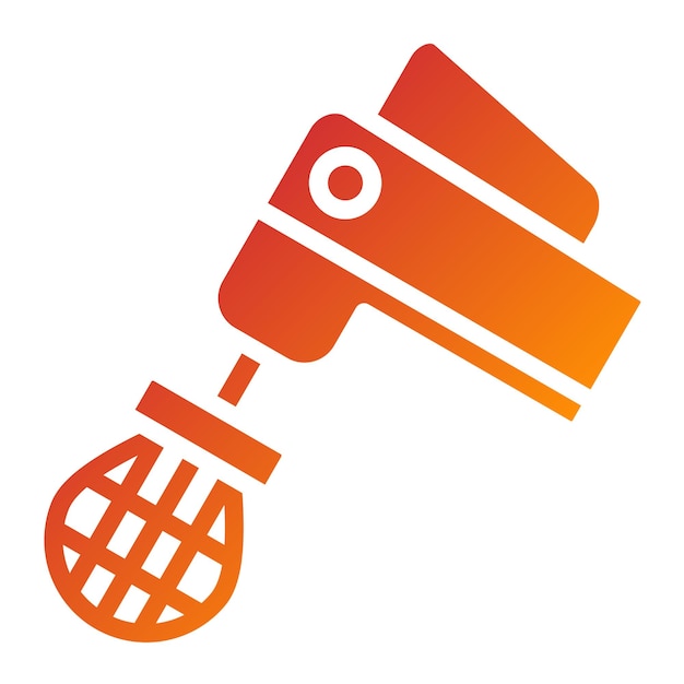 Vectorontwerp Handheld mixer Icon Style