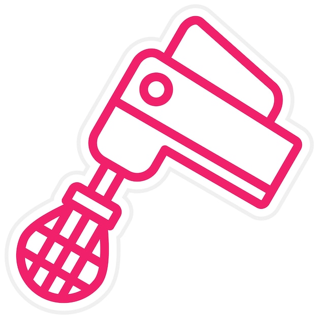 Vectorontwerp Handheld mixer Icon Style