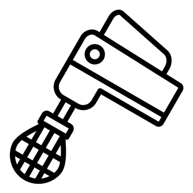 Vectorontwerp Handheld mixer Icon Style