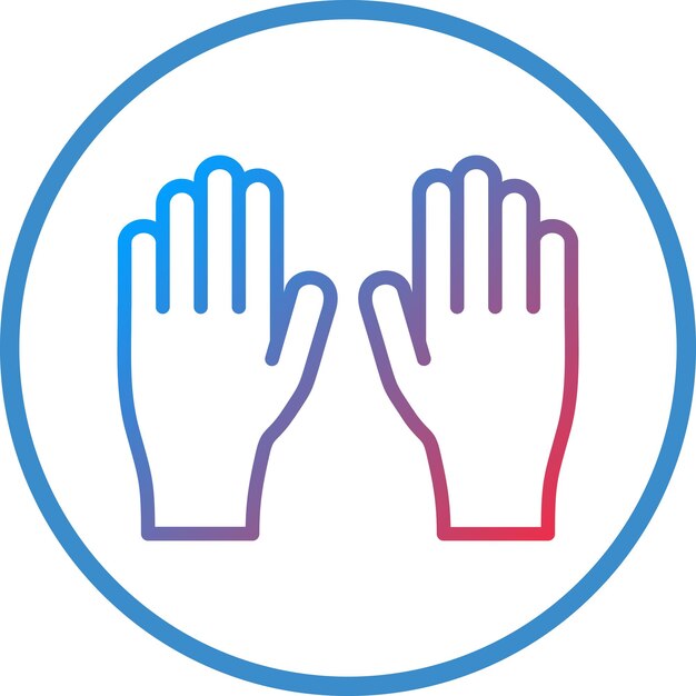 Vectorontwerp Handschoenen Icon Stijl