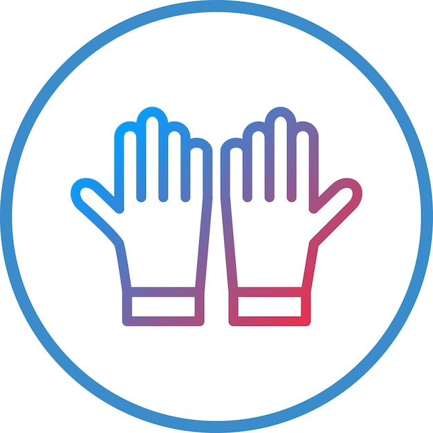 Vectorontwerp Handschoenen Icon Stijl
