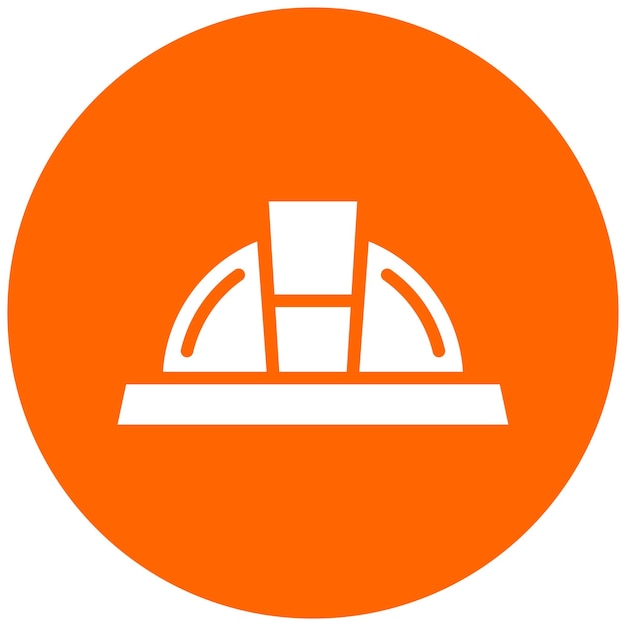 Vectorontwerp Hardhat Light Icon Style