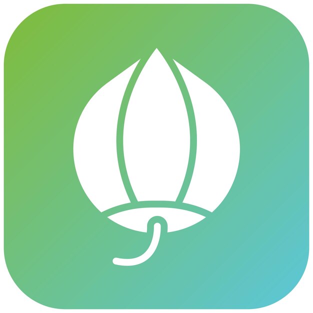 Vectorontwerp Hazelnut Icon Style