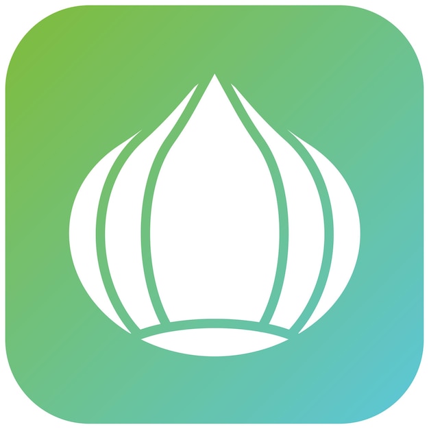 Vectorontwerp Hazelnut Icon Style
