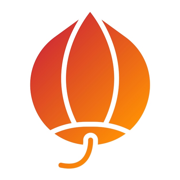 Vectorontwerp Hazelnut Icon Style