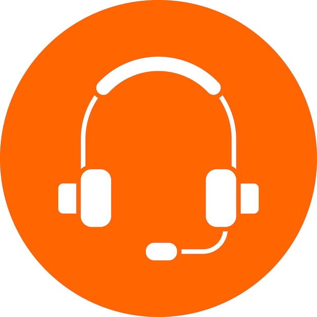 Vectorontwerp Headset Icon Style