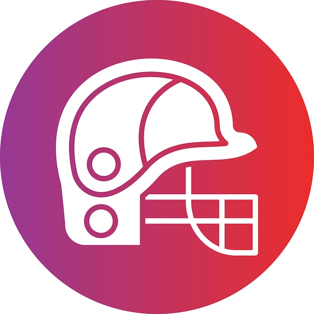 Vectorontwerp Helmet Icon Style