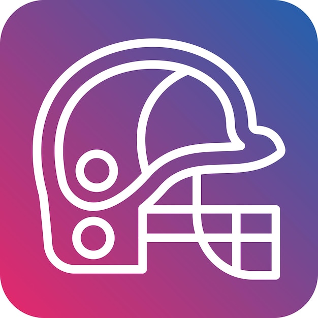 Vectorontwerp Helmet Icon Style