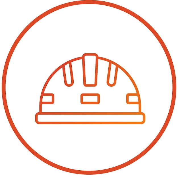 Vectorontwerp Helmet Icon Style