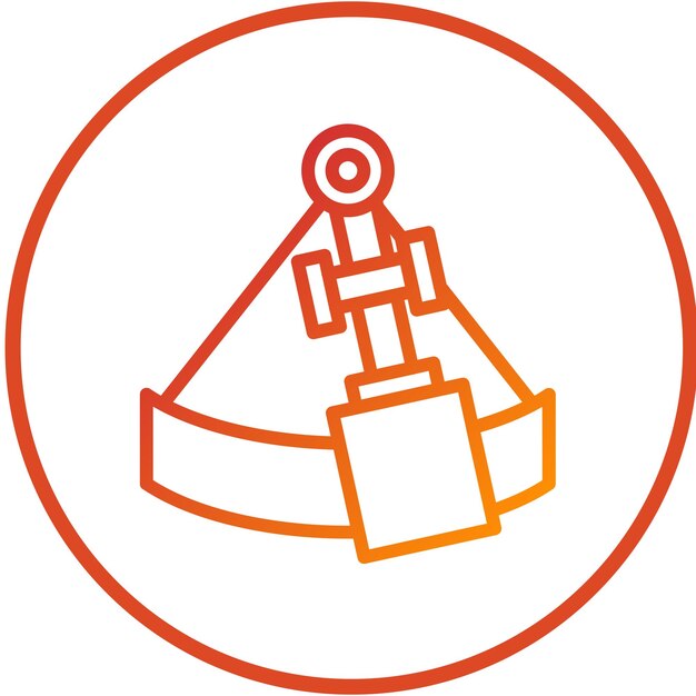 Vectorontwerp Hemels Navigatie Icon Stijl