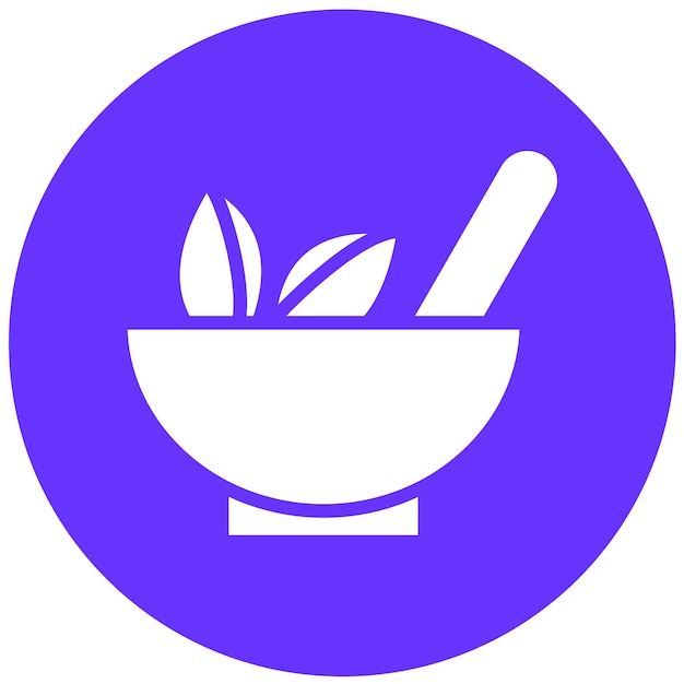 Vectorontwerp Herbal Icon Style