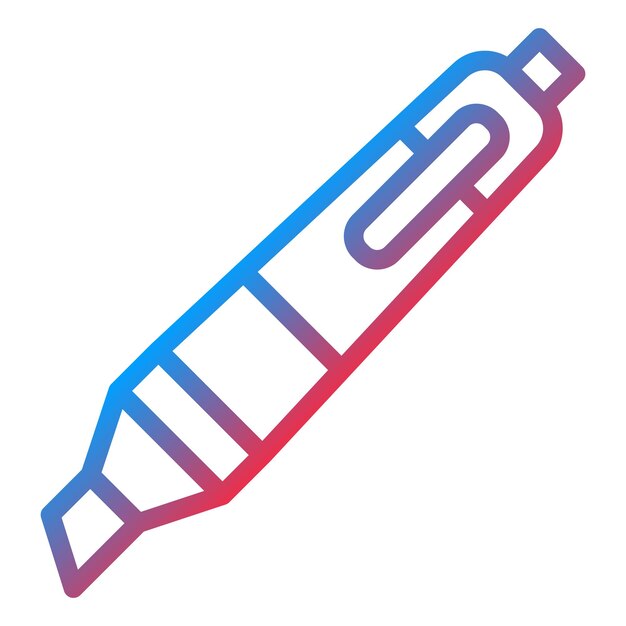 Vectorontwerp Highlighter Icon Style