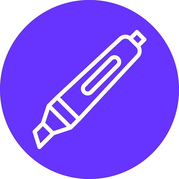 Vectorontwerp Highlighter Icon Style