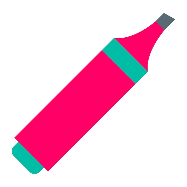 Vectorontwerp Highlighter Icon Style