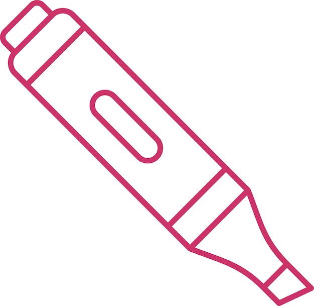 Vectorontwerp Highlighter Icon Style