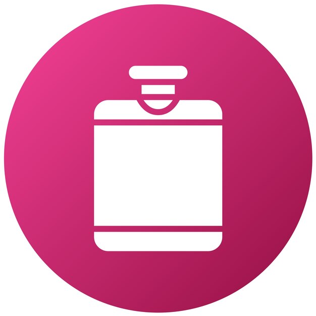 Vectorontwerp Hip Flask Icon Style