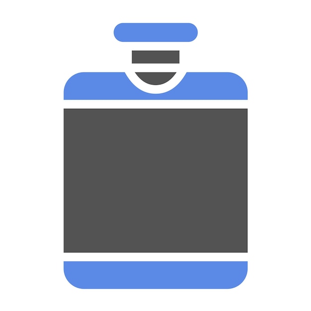 Vectorontwerp Hip Flask Icon Style
