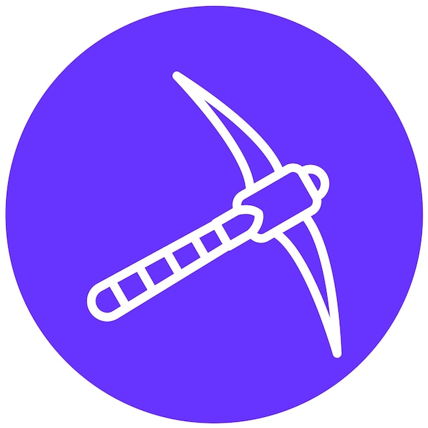 Vectorontwerp Hoe Icon Style