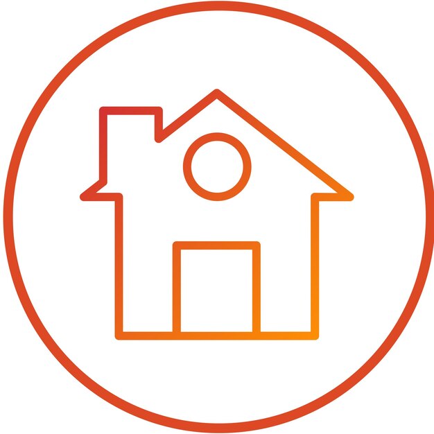 Vectorontwerp HomeBased Icon Style