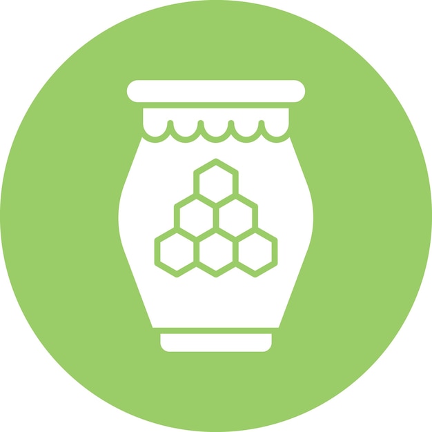 Vectorontwerp Honey Icon Style