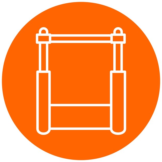 Vectorontwerp Hoogspring Icon Stijl