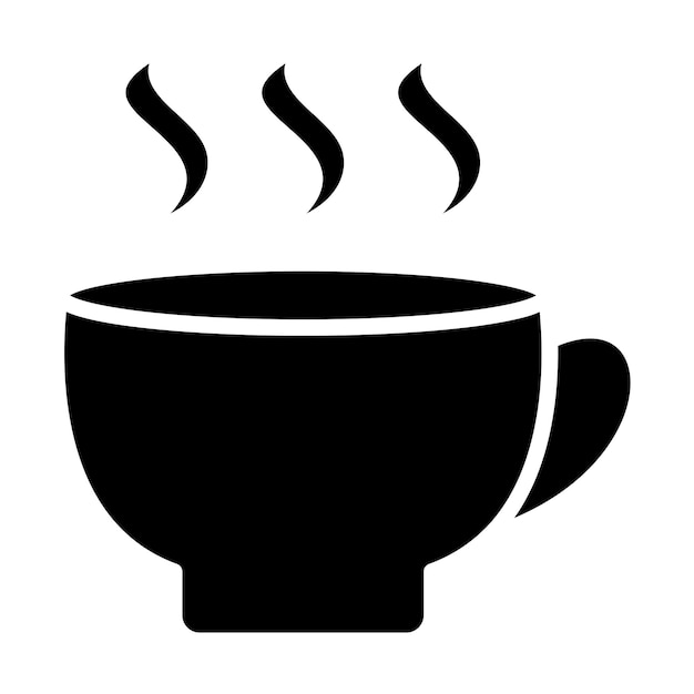 Vectorontwerp Hot Tea Icon Style