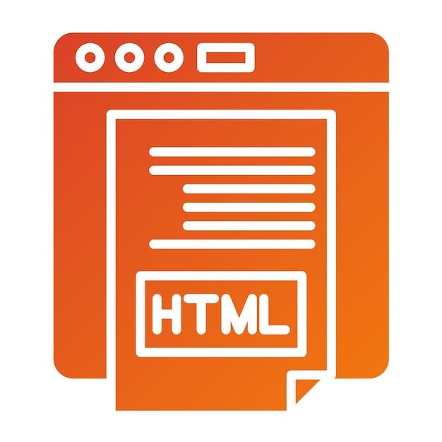 Vectorontwerp Html Icon Style