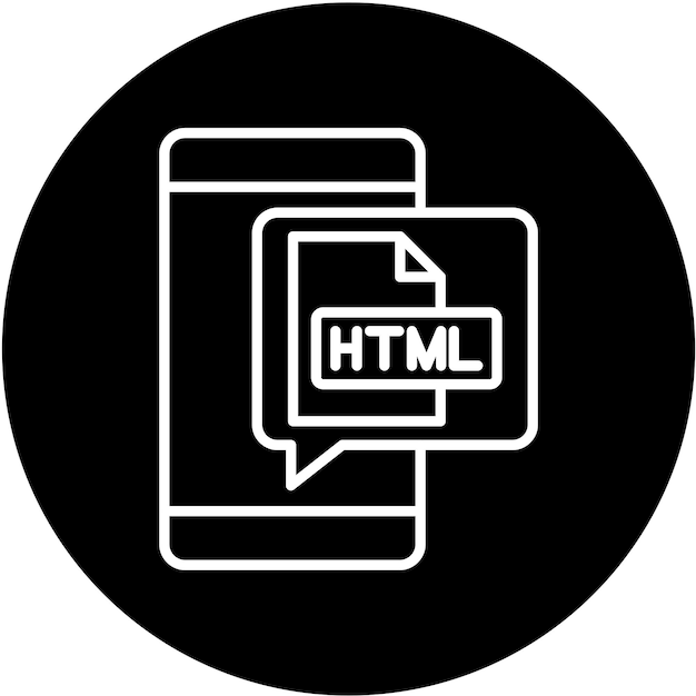 Vectorontwerp Html Icon Style
