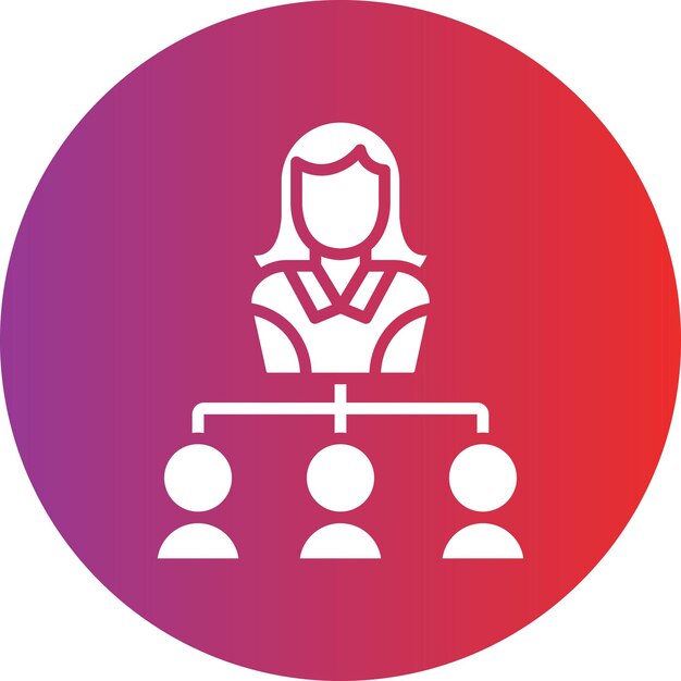 Vectorontwerp Human Resources Icon Style