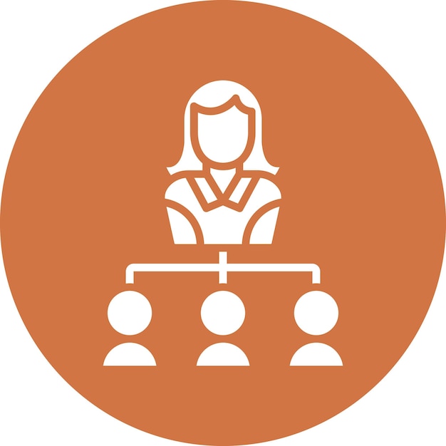 Vectorontwerp Human Resources Icon Style