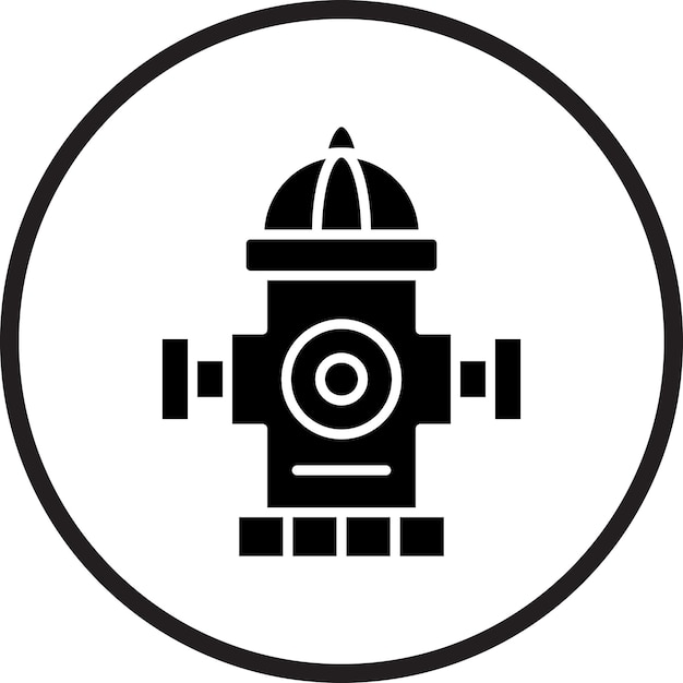 Vectorontwerp Hydrant Icon Style