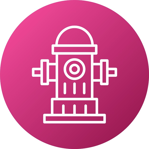 Vectorontwerp Hydrant Icon Style
