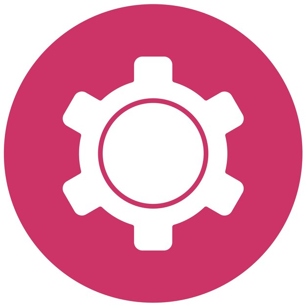 Vectorontwerp Icon Setting Style