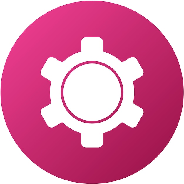 Vectorontwerp Icon Setting Style